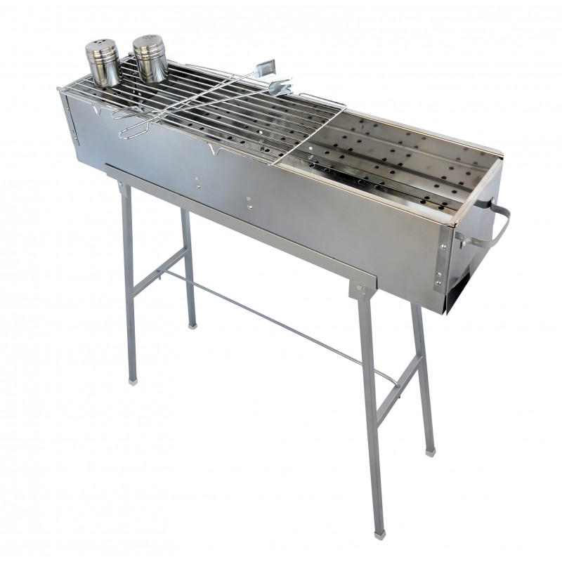 deadline tevredenheid Schots Party Griller 32" Stainless Steel Charcoal Grill w/ 20" Straight Grid Grate  (PG-3208S20) by www.partygriller.com